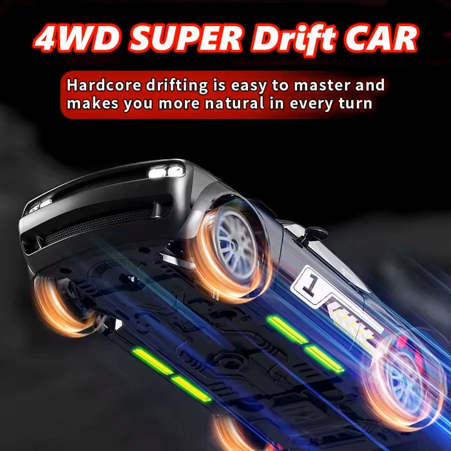 1:24 4WD Super Drift Car Remote Control RC Truck RTR Radio GTRPRO 4x4 Racing Car