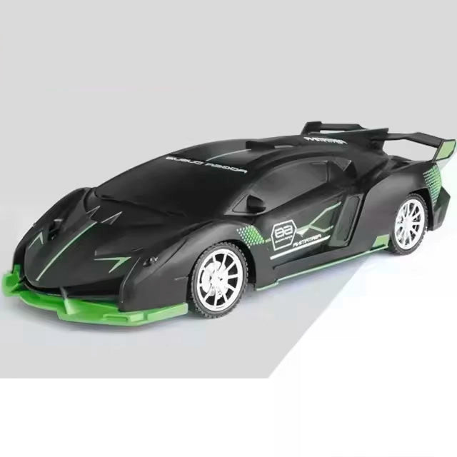 1:18 Scale High-Speed Drift RC Car with LED Lights – Realistic Remote Control Racing Toy for Kids & Boys