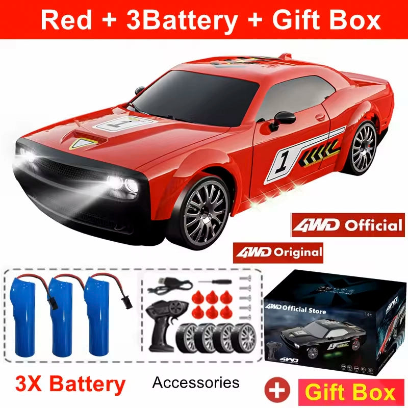 1:24 4WD Super Drift Car Remote Control RC Truck RTR Radio GTRPRO 4x4 Racing Car