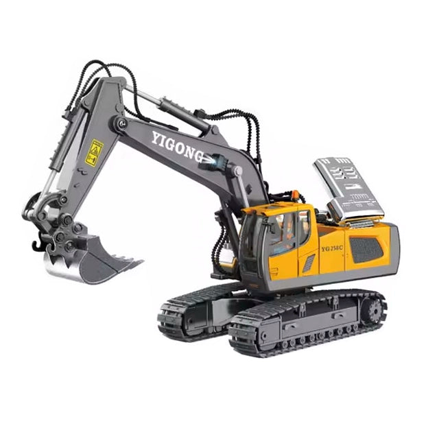 1:20 RC Alloy Construction Truck 4WD Excavator Toy for Kids