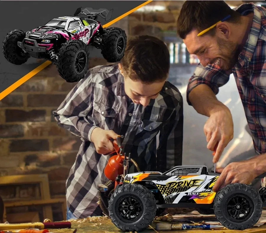 1:16 4WD High-Speed RC Car – 50–80KM/H Off-Road Drift Racing Truck for Kids & Adults