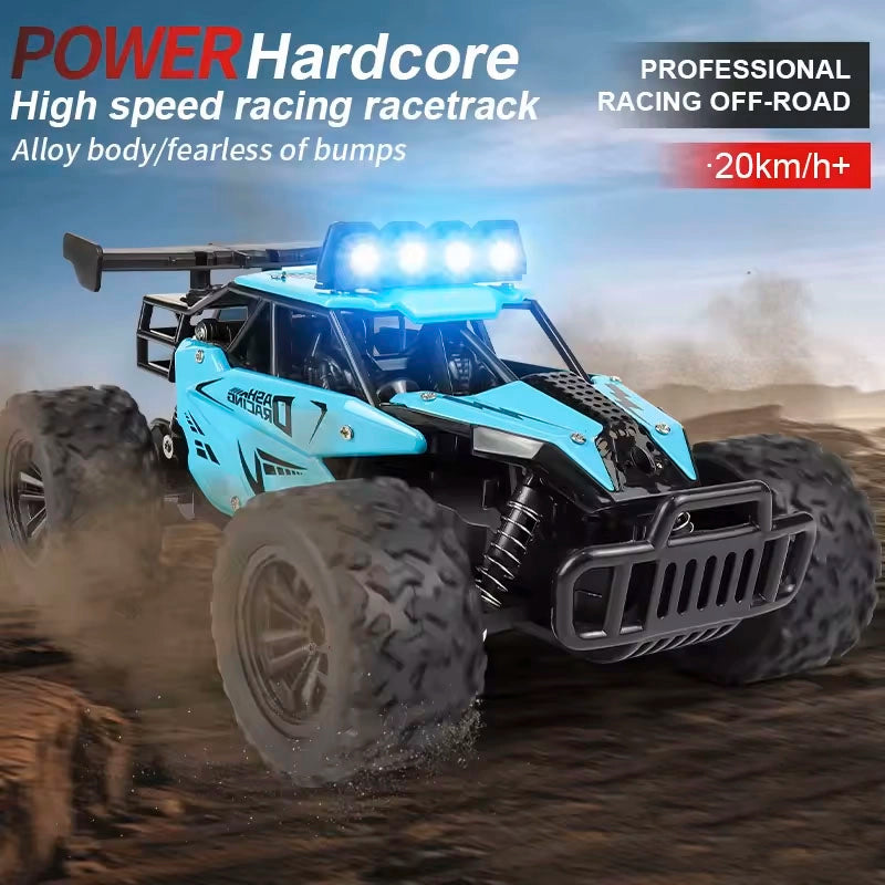 1:16 Alloy RC Drift Car – High-Speed Off-Road Racer with LED Lights